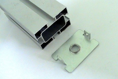 40*60鋁材專用腳杯固定片 自動(dòng)化設(shè)備配件的高效解決方案